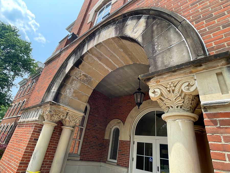 University Hall arch